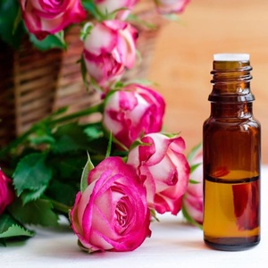 Pure Rose Fragrance <b>Essential</b> <b>Oil</b> <b>for</b> Skin Care & Aromatherapy <b>Diffuser</b> Fast Acting <b>for</b> All Skin Types Spa & Cosmetics India - Product Image 2