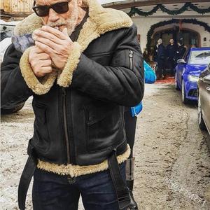 Chaqueta con cremallera para hombre con logotipo personalizado de diferentes estilos Diseño profesional según la demanda personalizada Chaqueta de cuero para hombre - Product Image 2