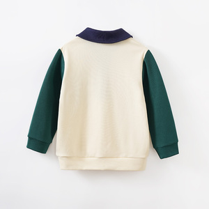 Nouveau T-shirt polo à manches longues pour enfants, printemps et automne, décontracté, sportif, en coton - Product Image 1