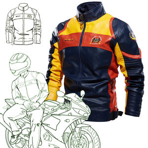 Nouvel arrivage de veste en cuir XL de haute qualité pour hommes, respirante et imperméable, sur mesure, vêtements de sport de moto de course pour adultes - Product Image 5