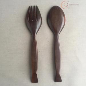 Juego de Cubiertos de Madera Orgánica con Acabado Pulido Suave, Utensilios Sostenibles para Consumidores Ecológicos - Product Image 3