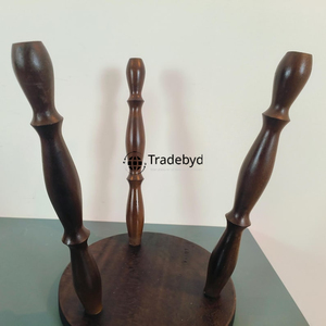 Taburete de madera ajustable moderno hecho a mano decorativo para dormitorio, apartamento, uso escolar-Tradebyd - Product Image 4