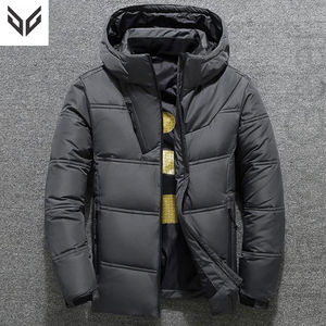 2024 couleur unie rembourré porter hommes veste rembourrée Streetwear nouvelle mode confortable hommes veste rembourrée - Product Image 3