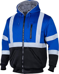 Vêtements de travail veste de sécurité hommes haute visibilité réfléchissant protection industriel extérieur Durable Construction uniforme vestes - Product Image 3