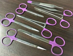 Ensemble de 7 Instruments de chirurgie mineure de base, Kit chirurgical Oem accepté pour la chirurgie mineure, acier inoxydable de haute qualité - Product Image 1