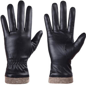 Gants en cuir souple pour hommes Gants en cuir élégants pour temps froid Prix d'usine meilleurs gants de mode en cuir - Product Image 2