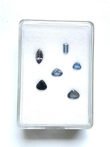 Spinelle gris et bleu de 10,47 carats en provenance de Tanzanie, taille fantaisie facettée, pierre précieuse naturelle pour la fabrication de bijoux et la collection en provenance d'Inde - Product Image 5