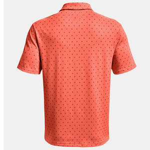 Camiseta atlética informal con cuello, camiseta polo estampada naranja - Product Image 4