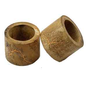 ห่วงรัดผ้าเช็ดปากทำมือจากไม้จากอินเดียสำหรับงานแต่งงานงานแฮนด์เมดแบบคลาสสิก - Product Image 5