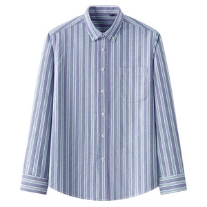 Camisas de talla grande para hombre, camisa Oxford de algodón 100% de calidad para hombre, manga larga para hombre, comodidad transpirable - Product Image 2