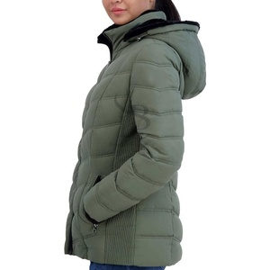 เสื้อแจ็คเก็ตขนเป็ดสำหรับผู้หญิงเสื้อแจ็คเก็ตขนเป็ดแบบสั้นผ้าแท้สำหรับฤดูหนาวสไตล์ใหม่ - Product Image 5