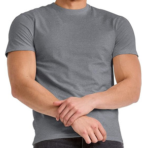 T-shirt pour homme de qualité supérieure, polyester/coton, logo personnalisé, séchage rapide, service OEM, t-shirt pour homme respirant personnalisé - Product Image 4