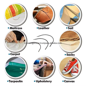 Outils professionnels pour extensions de cheveux, aiguilles à coudre pour cheveux, aiguilles de type C, aiguilles courbées et aiguilles courbées en C, revêtues de couleur argent - Product Image 5