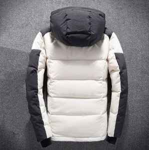 Meilleur manteau d'hiver personnalisé pour hommes veste à capuche en forme de canard imperméable et coupe-vent en toile surdimensionnée pour l'hiver - Product Image 5