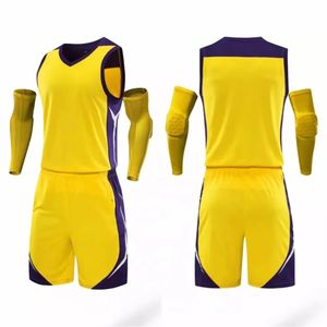 Personnalisez votre propre nom et numéro d'équipe Vêtements de sport réversibles Maillot de basket-ball Ensemble de shorts de basket-ball d'été en maille - Product Image 1