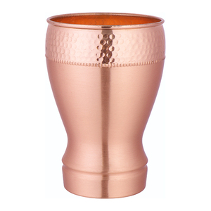 High Quality Gorgeous look pure <b>Copper</b> tumbler glass <b>cup</b> for water decorated tumbler large custom for drinking ware - Product Image 1