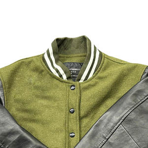 Chaquetas Versity de invierno de béisbol para hombres de calidad superior Precio barato Servicio OEM Recubierto de lona - Product Image 6