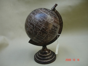 ลูกโลกตกแต่งโต๊ะลูกโลกโลหะอลูมิเนียม - Product Image 3