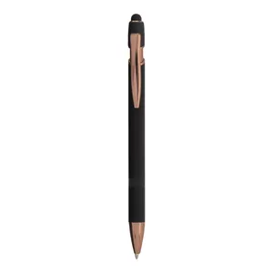 Penna Touch Screen in Alluminio Gommato Personalizzata per Uso Promozionale - Product Image 3