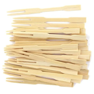 Fourchette à fruits en bois jetable en gros de haute qualité ensembles de couverts design vintage toute utilisation et vente - Product Image 3