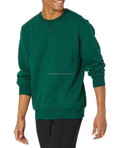 Vente en gros de pulls à capuche à col rond 100% coton pour hommes sweats Slim Fit avec tissu polaire d'hiver imprimé en relief personnalisé - Product Image 3