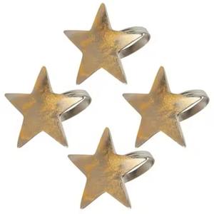 Star Metal Napkin Ring For <b>Christmas</b> Dinner Party Restaurant usage - Product Image 1