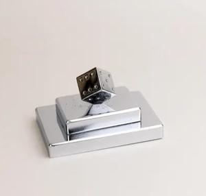 Apple Shape <b>Metal</b> Eco-Friendly Multifunction Paper <b>Weight</b> with Silver Finish Perfect for Home Tabletop Decor Aluminum - Product Image 4