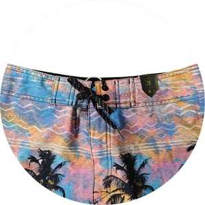 Shorts de baño para hombre, personalizados, casuales, antiarrugas, transpirables, impermeables, servicio OEM con logotipo y color personalizados - Product Image 3