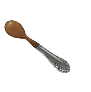 ช้อนเขาควายด้ามจับเหล็กแบบแบนใช้ซ้ำได้ด้ามจับแตรกลมแบบสั่งทำได้ - Product Image 1