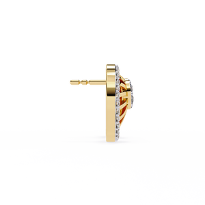 Pendientes Brillantes de Oro de 18K con Diamante Cultivado en Laboratorio, Pendientes de Diamantes Premium - Product Image 2