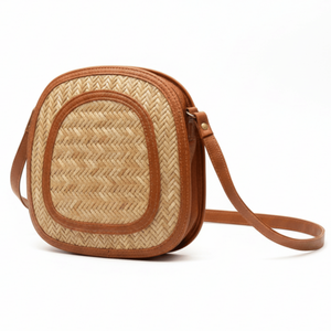 Handmade Elegant Grass Sling Bag <b>Waterproof</b> <b>Pouch</b> & Bag - Product Image 4