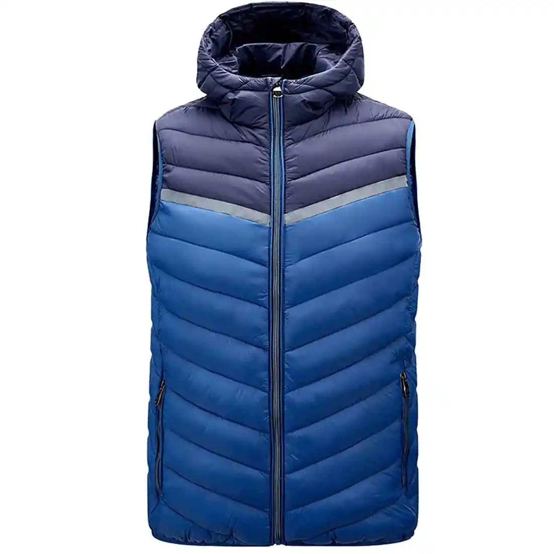 Womens Customized Puffer Vest Winter Sleeveless Jacket Ladies Quilted Vests Warm Hooded Custom Logo Outer Wear Zipper Gilet