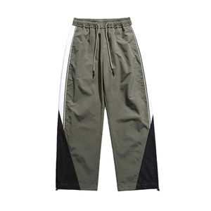 Venta al por mayor de pantalones acampanados DE TRABAJO holgados, ropa de calle, pantalones de nailon de pierna ancha para hombres, pantalones de hombre al por mayor, lavados - Product Image 5