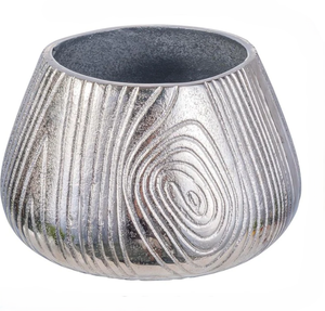 High Quality Handmade Metal Silver Decorative <b>Pot</b> Planter Customized Size <b>Small</b> Garden Ware Home Floor Usage Wholesale Low Price - Product Image 2
