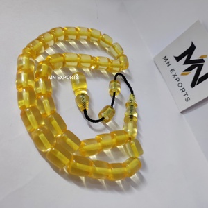 Collier de prière musulman écologique Tasbih, style ange, perles en résine de haute qualité, poli, emballage en boîte de couleur, artisanat, bijoux - Product Image 6