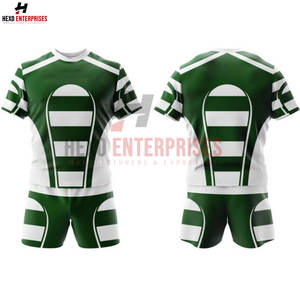 Vêtements de sport personnalisés sublimés pour hommes fous ensemble d'uniformes de rugby chemises et maillots respirants dernier style - Product Image 3