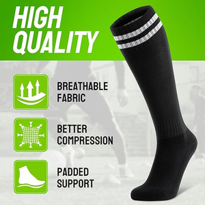 Football Athletic <b>Socks</b> for Men Anti-Slip Breathable and Comfortable Sports <b>Sock</b> for Soccer Rugby Hockey Running Customized Size - Product Image 4
