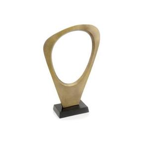Nueva Escultura de Aluminio de Arte Contemporáneo, Aspecto Metálico Elegante, Estilo Art Deco, Personalizable, Perfecta para Agregar Estilo y Lujo a Bodas y Hogares - Product Image 1
