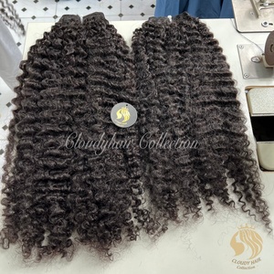 Pas cher 100 Cheveux Humains Bundle Extension Raw Vietnam Remy Naturel Vendeur Top Style Birman Cheveux Bouclés Double Poids - Product Image 3