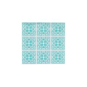 Servilletas con Estampado de Azulejos Color Aguamarina, 40x40cm, Bambutex Natural, 600 Unidades, B2B - Product Image 1