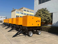 Generador Diésel Insonorizado de 30kW de Fábrica China con Remolque Móvil, Tipo Silencioso, para Exteriores, con 1 Año de Garantía
