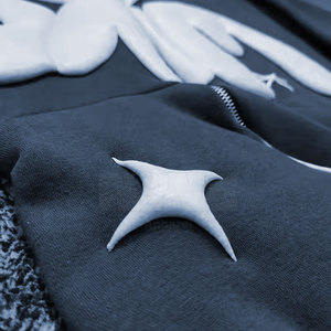 Sudadera con Capucha para Hombre, Informal, de Invierno, 100% Algodón, con Estampado Puff, Servicio OEM, Gran Venta - Product Image 4