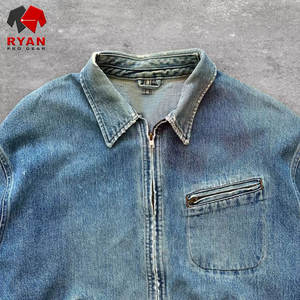 Veste en jean à boutons pour homme, design personnalisé, OEM ODM, style classique, vêtements décontractés et tendance - Product Image 3