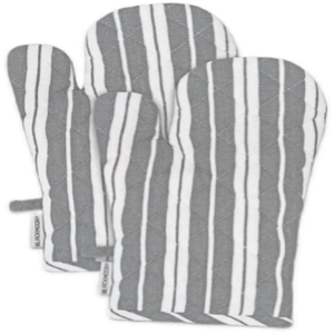 Mitaines de four en coton de chef écologique LOGO personnalisé imprimé résistant à la chaleur gant de cuisine pour barbecue mitaines de cuisine réutilisables - Product Image 1