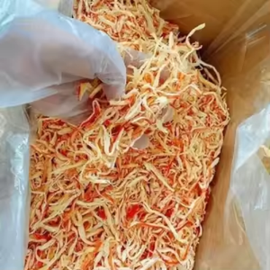 MEILLEUR VENDEUR 2024 | Calmar râpé déshydraté râpé plat d'accompagnement calmar râpé séché déchiqueté du Viet Nam - Product Image 2