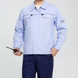 Vêtements de travail, uniformes, nouvelle veste et pantalon, manches longues, unisexe, vêtements de sécurité, multi-poches, haute visibilité, résistant au feu, polyester - Product Image 4