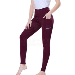 Pantalons d'équitation Jodhpur professionnels, de haute qualité, nouveau style, nylon/spandex/polyester, taille élastique, légers - Product Image 3
