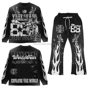 ชุดวอร์มสตรีทสูทสำหรับผู้ใหญ่ผ้าคอตตอน100% ลำลองสีพื้นชุดวอร์มสำหรับผู้หญิงสินค้ามาใหม่ - Product Image 1