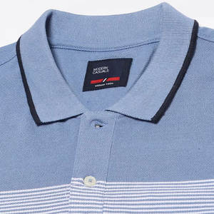 OEM/ODM Servicio Precio bajo Hombres Polo Camiseta Superventas Stand Collar Botón frontal Estilo Hombres Polo Camiseta - Product Image 6