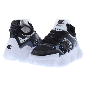 Champion meloso 93รองเท้าสำหรับทารก/เด็กวัยหัดเดินสี: ดำ/ขาว/เทา100% ของแท้ - Product Image 3
